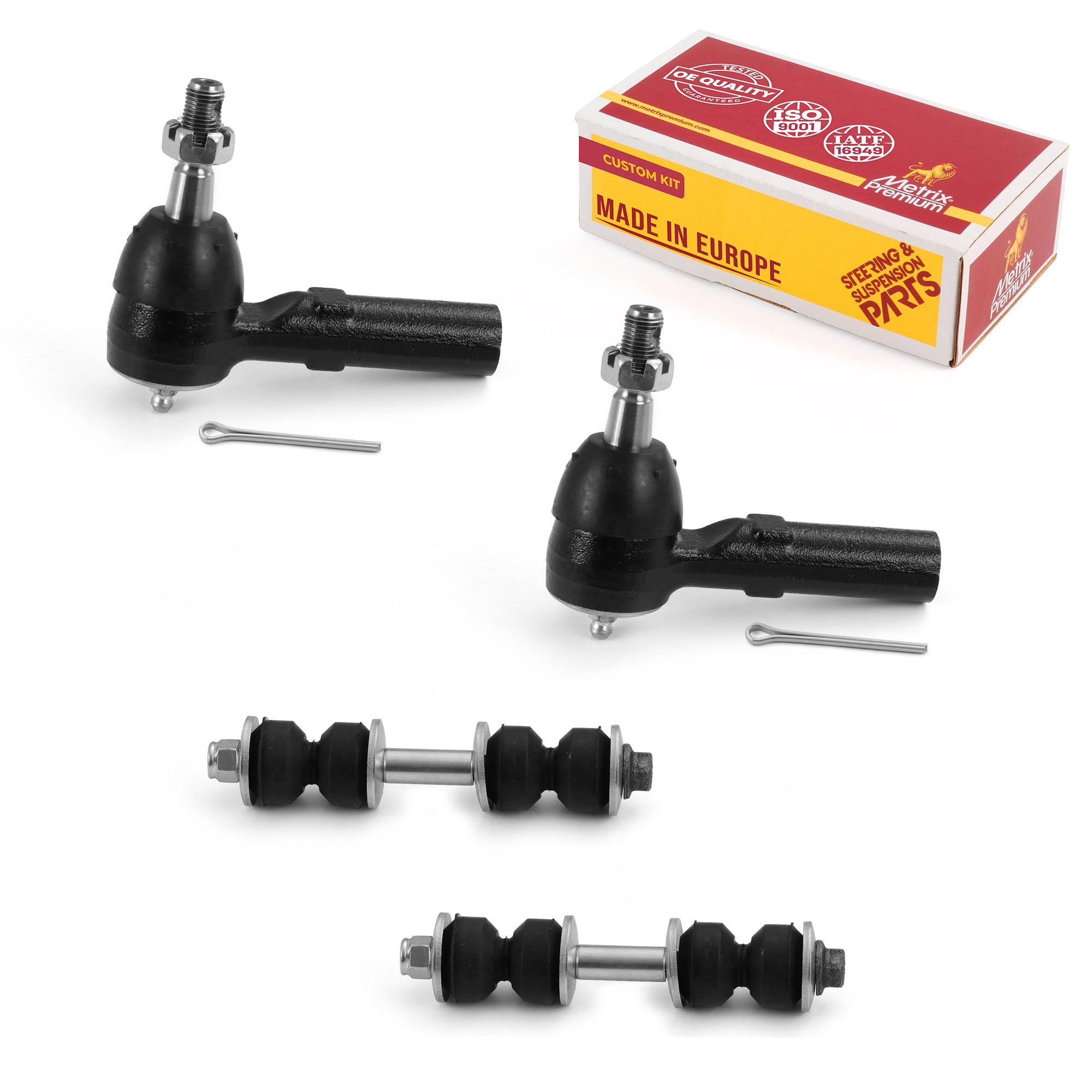 Metrix Premium 4 PC Stabilizer Bar Link and Outer Tie Rod End Kit 97341MT