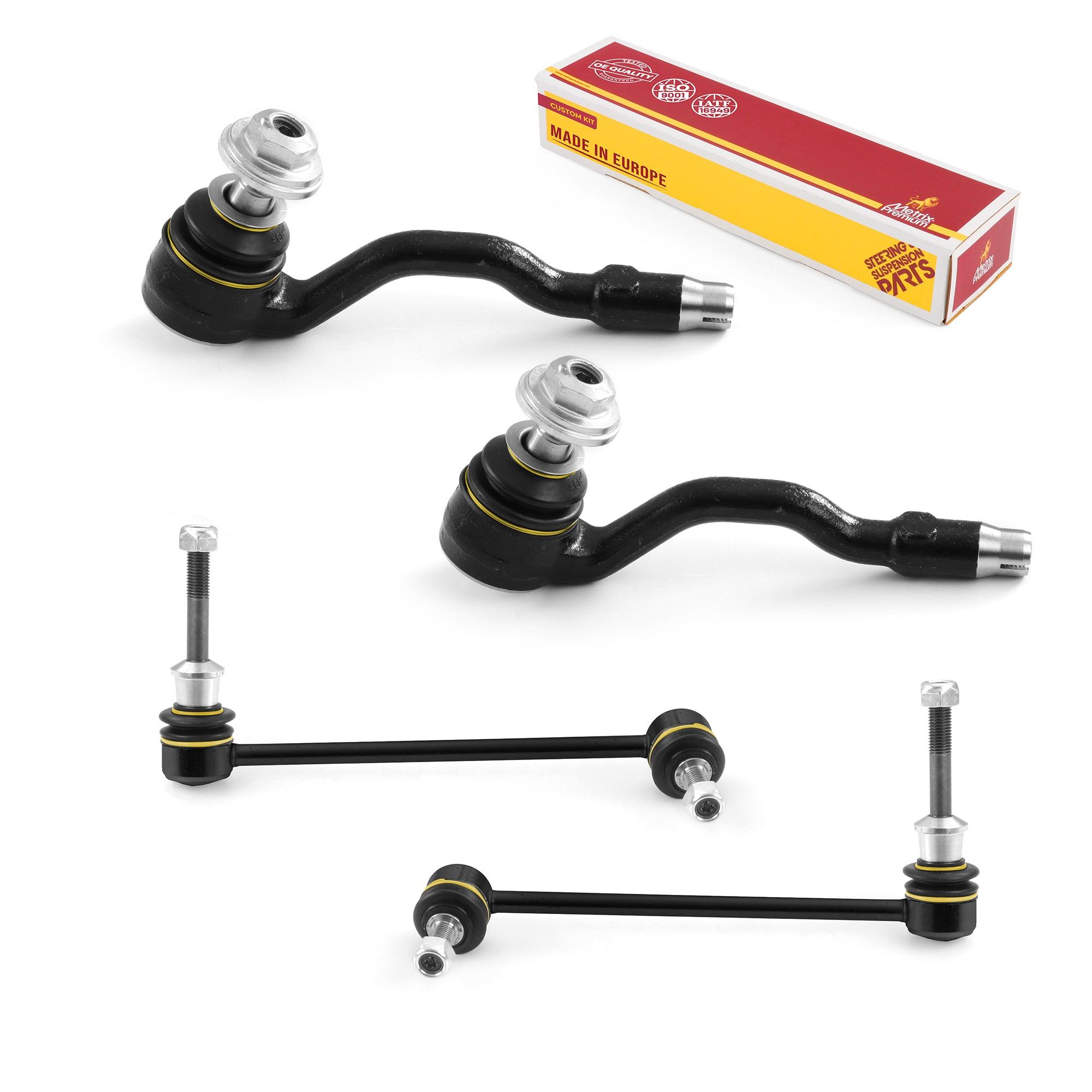 Metrix Premium 4 PC Stabilizer Bar Link and Outer Tie Rod End Kit 97349MT