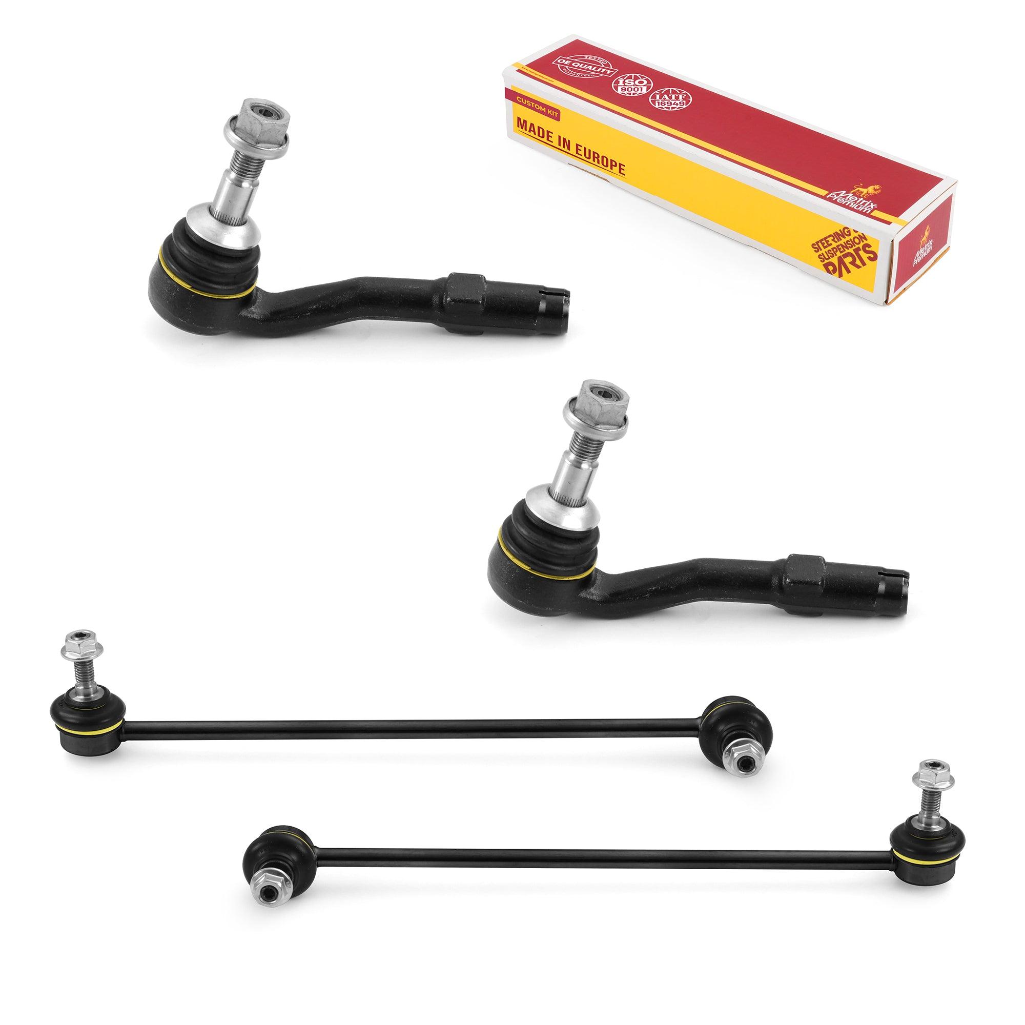 Metrix Premium 4 PC Stabilizer Bar Link and Outer Tie Rod End Kit 97351MT