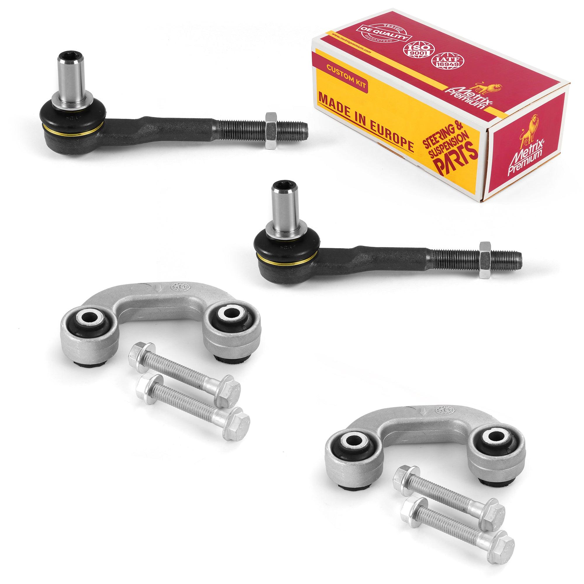 Metrix Premium 4 PC Stabilizer Bar Link and Outer Tie Rod End Kit 97356MT