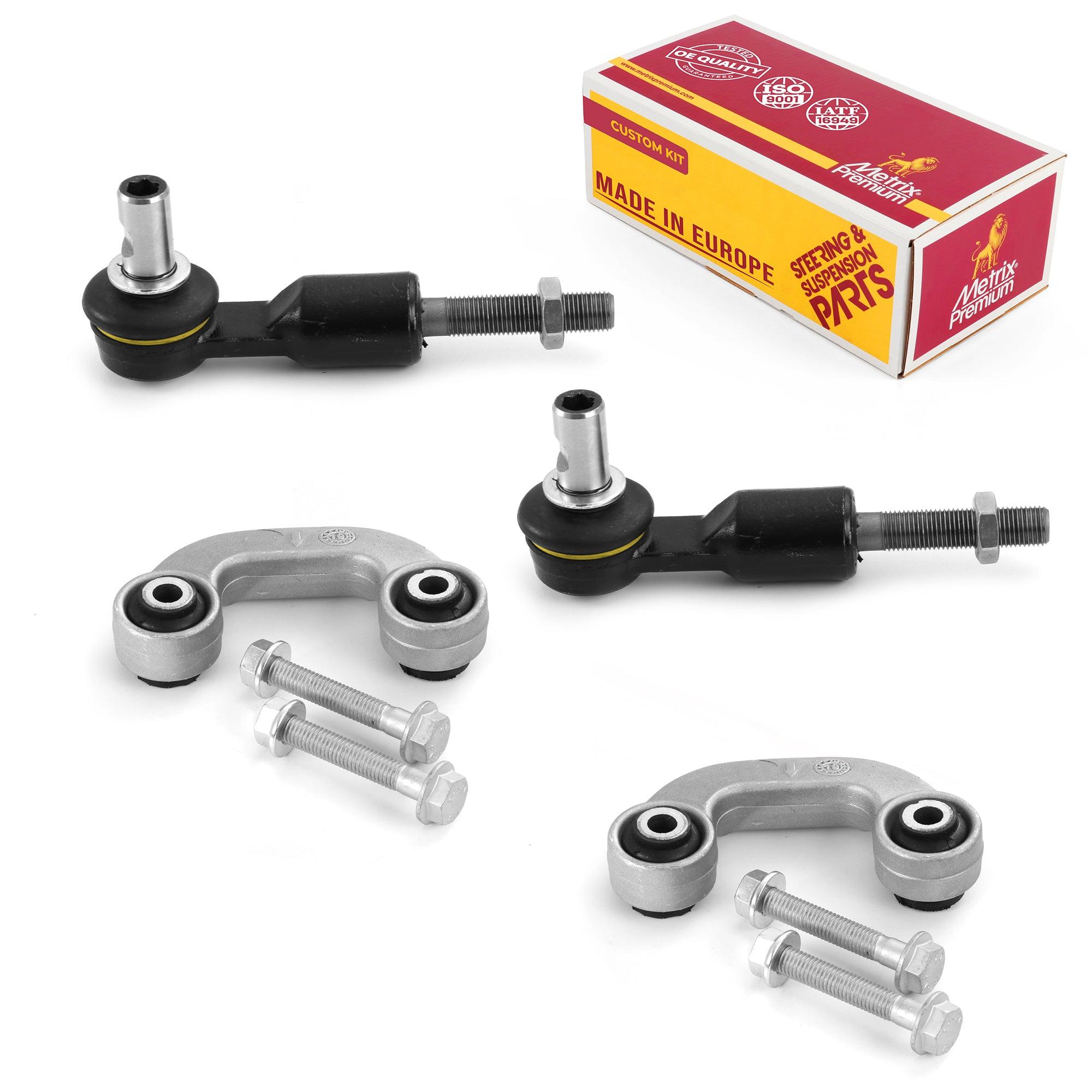 Metrix Premium 4 PC Stabilizer Bar Link and Outer Tie Rod End Kit 97357MT