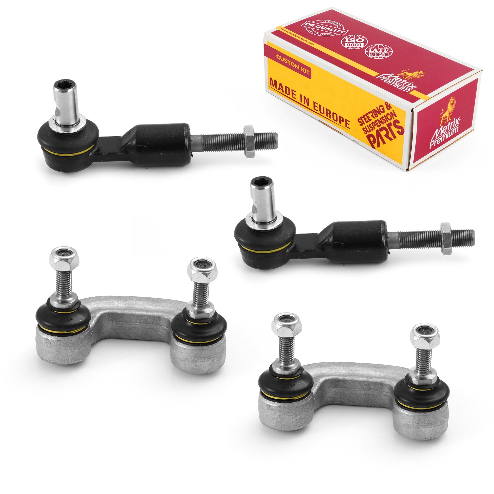 Metrix Premium 4 PC Stabilizer Bar Link and Outer Tie Rod End Kit 97358MT