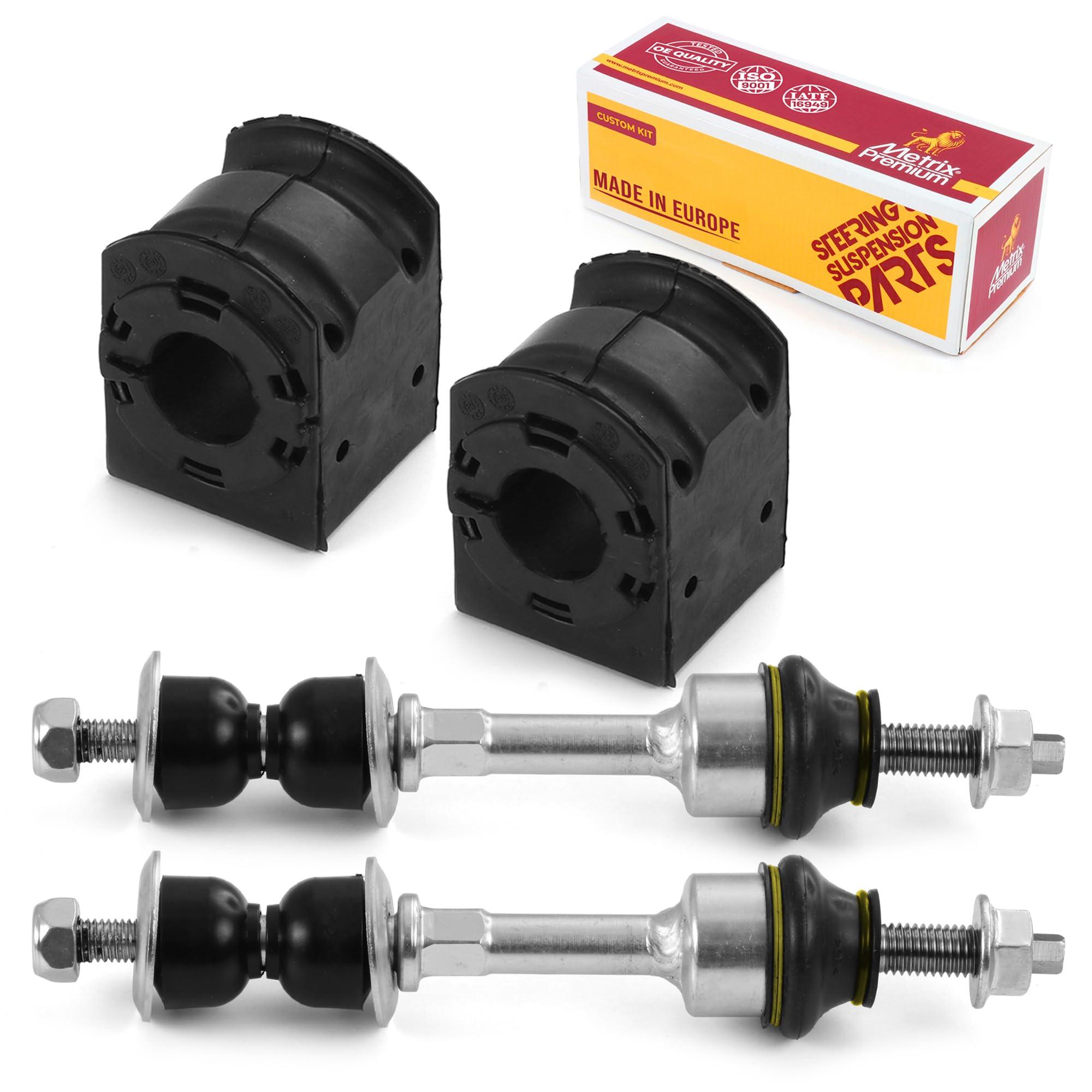 Metrix Premium 4 PC Front Stabilizer Bar Link and Sway Bar Bushing Kit  97408MT