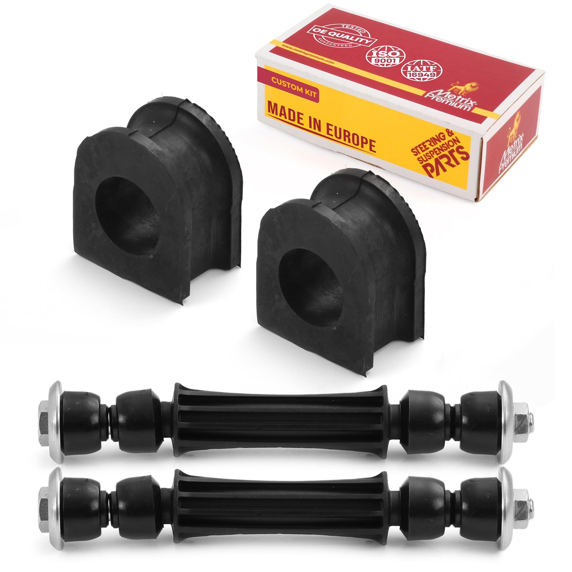 Metrix Premium 4 PC Front Stabilizer Bar Link and Sway Bar Bushing Kit  97424MT