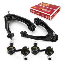 Metrix Premium 4 PC Front Upper Control Arm and Front Stabilizer Bar Link Kit 97472MT Suspension OEM fit Spare Parts