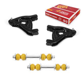 Metrix Premium 4 PC Front Lower Control Arm and Front Stabilizer Bar Link Kit 97550MT OEM fit auto parts