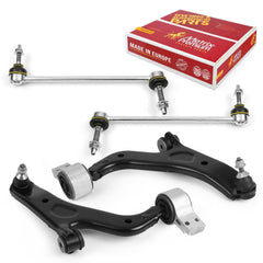 Metrix Premium 4 PC Front Lower Control Arm and Front Stabilizer Bar Link Kit 97640MT Suspension OEM fit Spare Parts