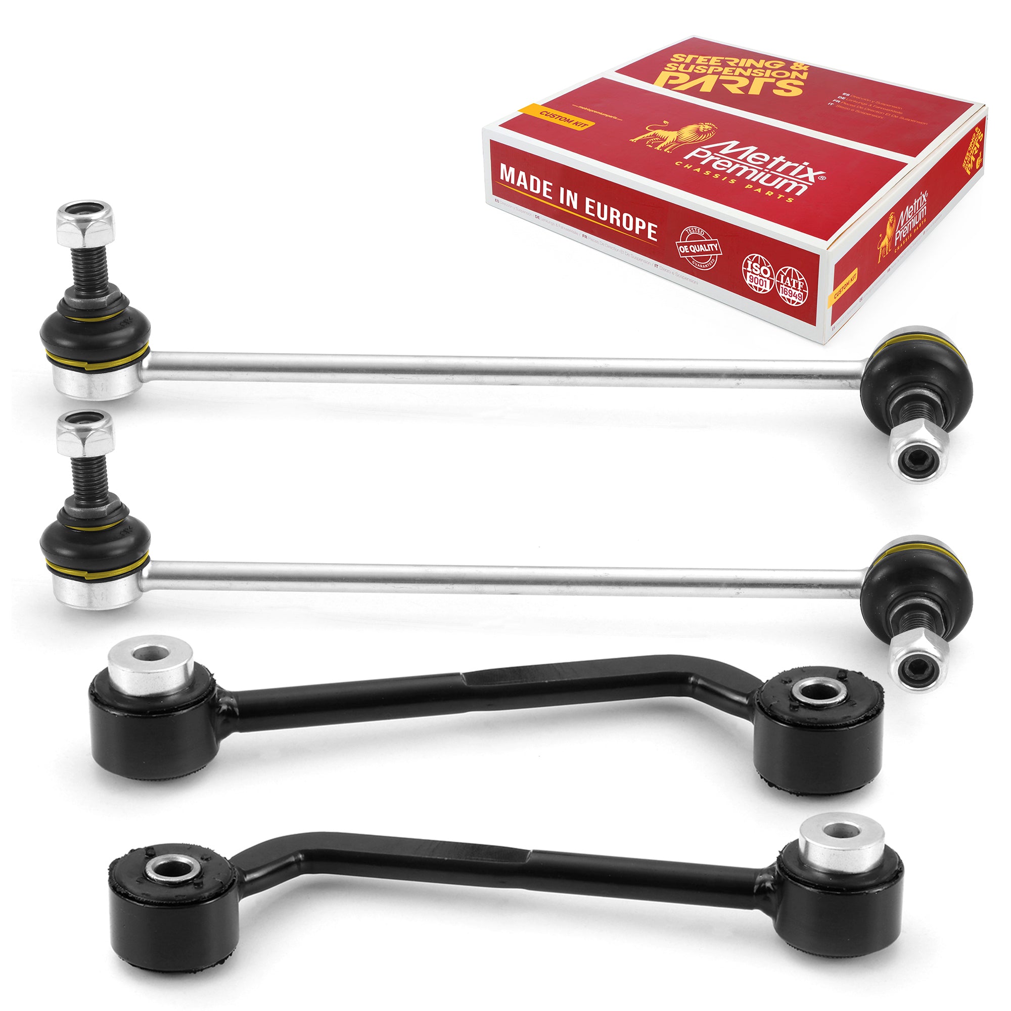 Metrix Premium 4 PC Front Stabilizer Bar Link and Rear Stabilizer Bar Link Kit 97861MT OEM fit auto parts