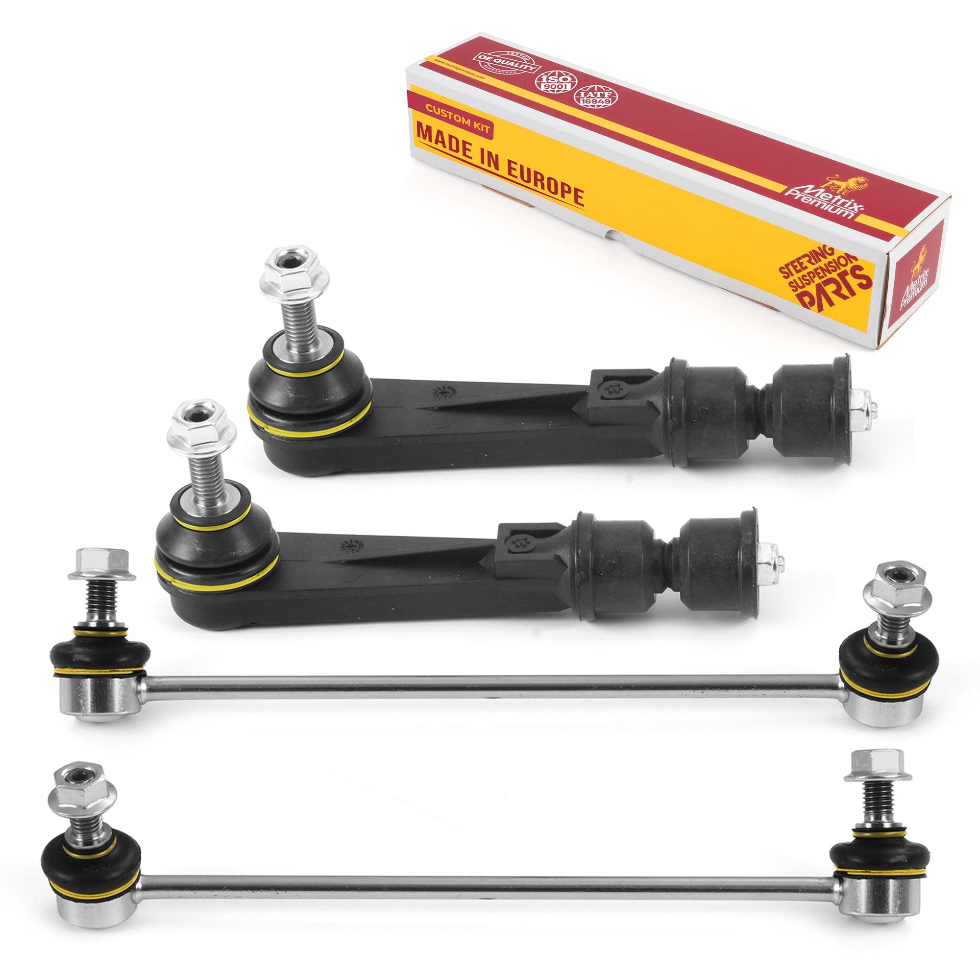 Metrix Premium 4 PC Front Stabilizer Bar Link and Rear Stabilizer Bar Link Kit 97941MT Suspension OEM fit Spare Parts