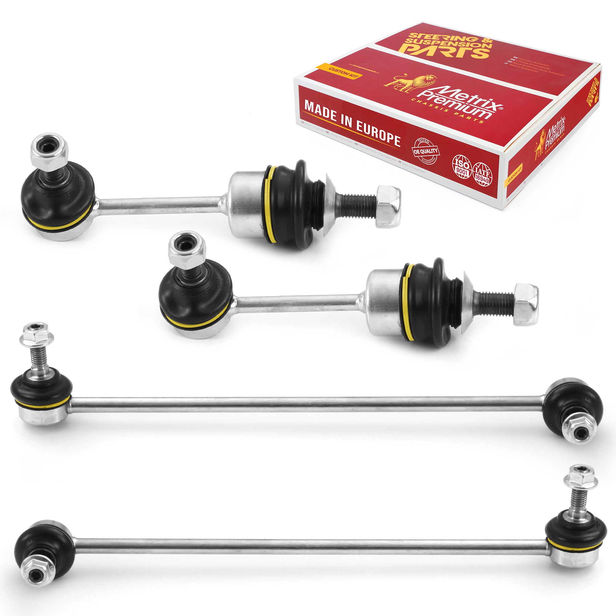 Metrix Premium 4 PC Front Stabilizer Bar Link and Rear Stabilizer Bar Link Kit 97953MT OEM fit auto parts