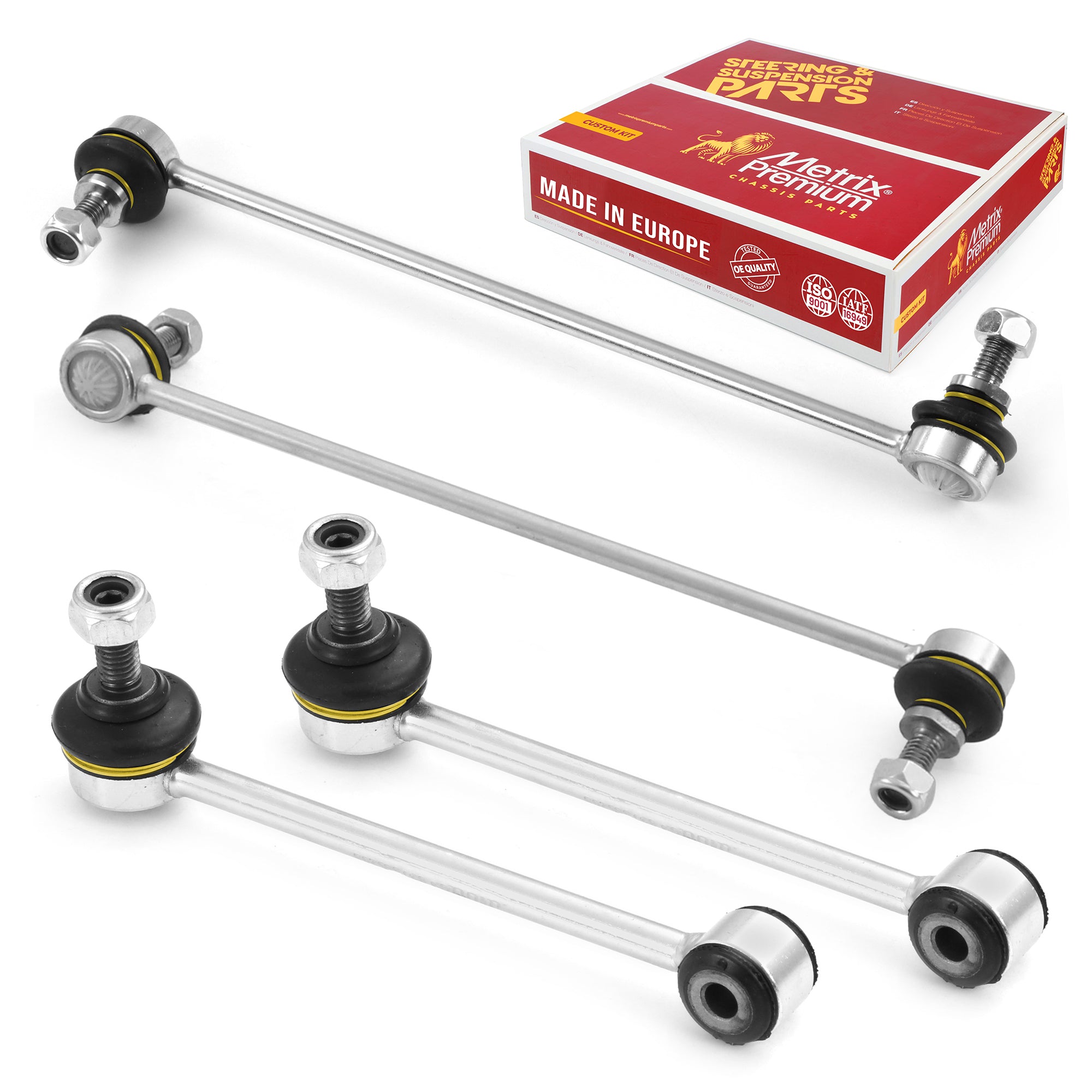 Metrix Premium 4 PC Front Stabilizer Bar Link and Rear Stabilizer Bar Link Kit 97962MT OEM fit auto parts