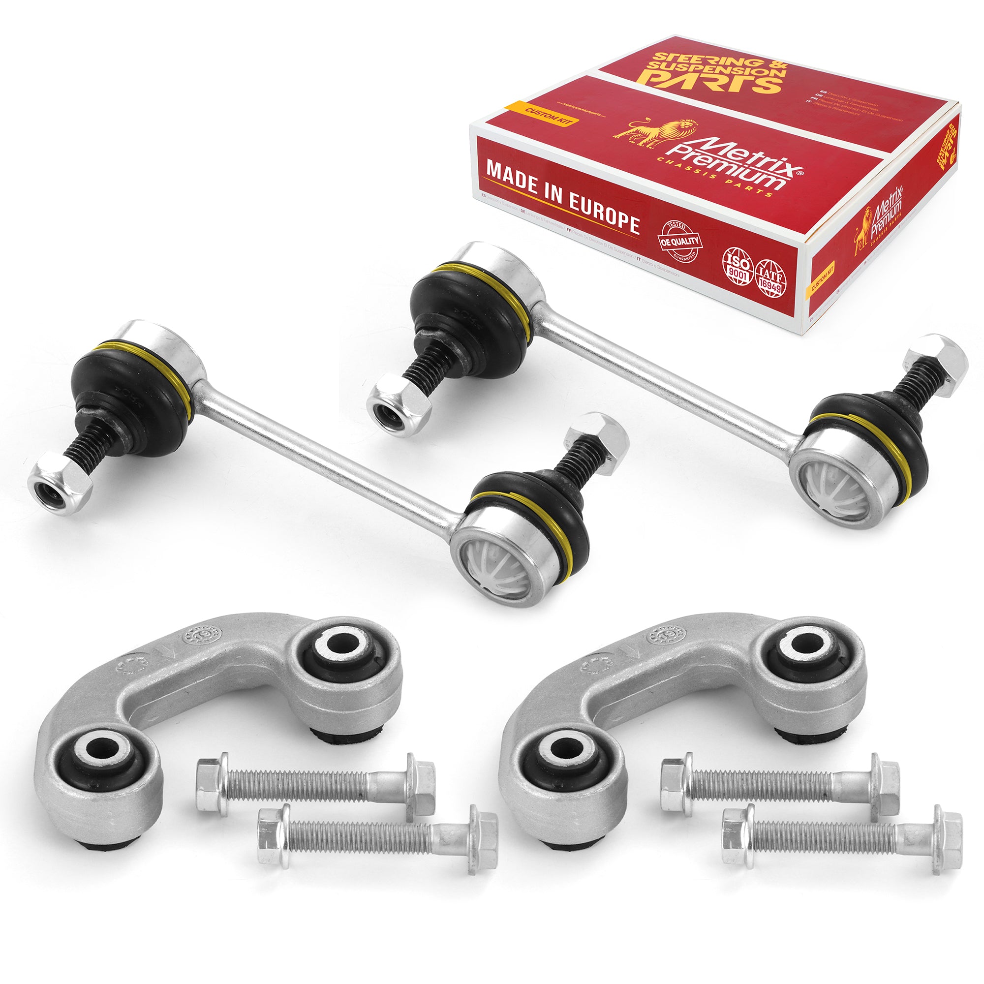 Metrix Premium 4 PC Front Stabilizer Bar Link and Rear Stabilizer Bar Link Kit 97963MT OEM fit auto parts