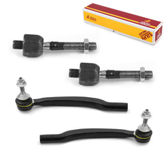 Metrix Premium 4 PC Inner Tie Rod End and Outer Tie Rod End Kit 98046MT OEM fit auto parts