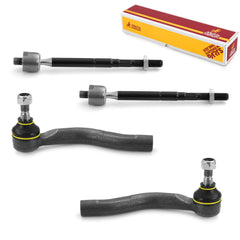 Metrix Premium 4 PC Inner Tie Rod End and Outer Tie Rod End Kit 98051MT OEM fit auto parts