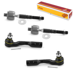 Metrix Premium 4 PC Inner Tie Rod End and Outer Tie Rod End Kit 98057MT OEM fit auto parts