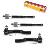 Metrix Premium 4 PC Inner Tie Rod End and Outer Tie Rod End Kit 98058MT OEM fit auto parts