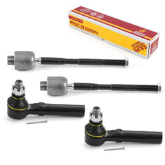 Metrix Premium 4 PC Inner Tie Rod End and Outer Tie Rod End Kit 98065MT