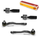 Metrix Premium 4 PC Inner Tie Rod End and Outer Tie Rod End Kit 98066MT OEM fit auto parts