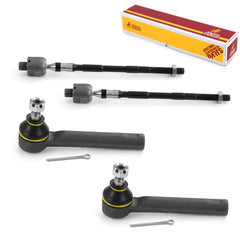 Metrix Premium 4 PC Inner Tie Rod End and Outer Tie Rod End Kit 98068MT OEM fit auto parts