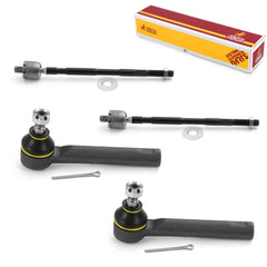 Metrix Premium 4 PC Inner Tie Rod End and Outer Tie Rod End Kit 98070MT OEM fit auto parts