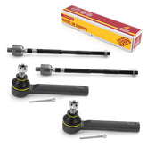 Metrix Premium 4 PC Inner Tie Rod End and Outer Tie Rod End Kit 98071MT