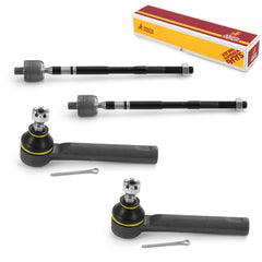 Metrix Premium 4 PC Inner Tie Rod End and Outer Tie Rod End Kit 98072MT OEM fit auto parts