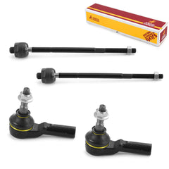 Metrix Premium 4 PC Inner Tie Rod End and Outer Tie Rod End Kit 98074MT OEM fit auto parts