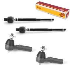 Metrix Premium 4 PC Inner Tie Rod End and Outer Tie Rod End Kit 98079MT OEM fit auto parts