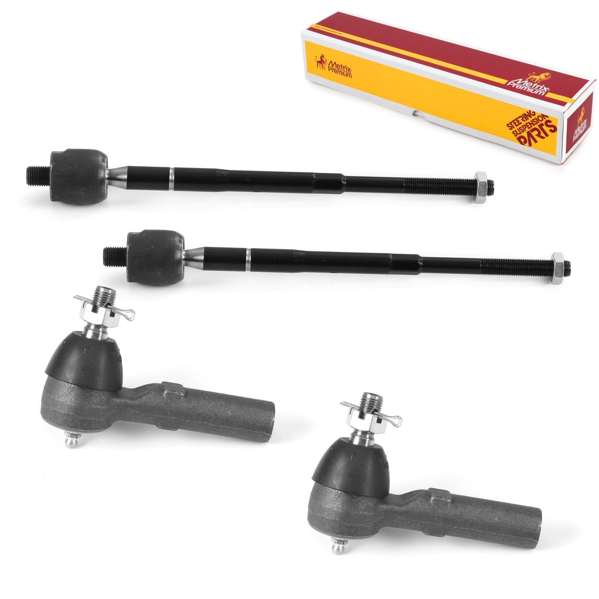 Metrix Premium 4 PC Inner Tie Rod End and Outer Tie Rod End Kit 98092MT OEM fit auto parts