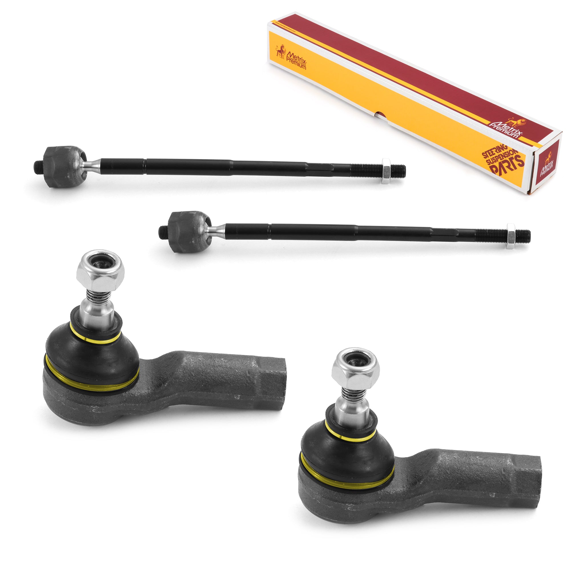 Metrix Premium 4 PC Inner Tie Rod End and Outer Tie Rod End Kit 98094MT OEM fit auto parts