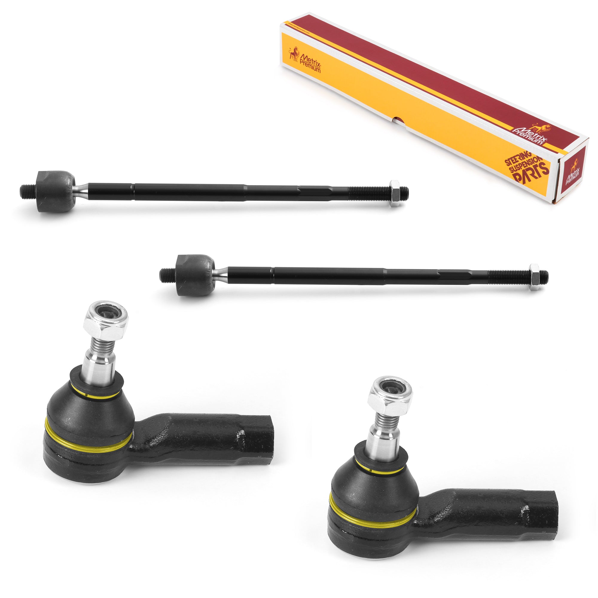 Metrix Premium 4 PC Inner Tie Rod End and Outer Tie Rod End Kit 98095MT OEM fit auto parts