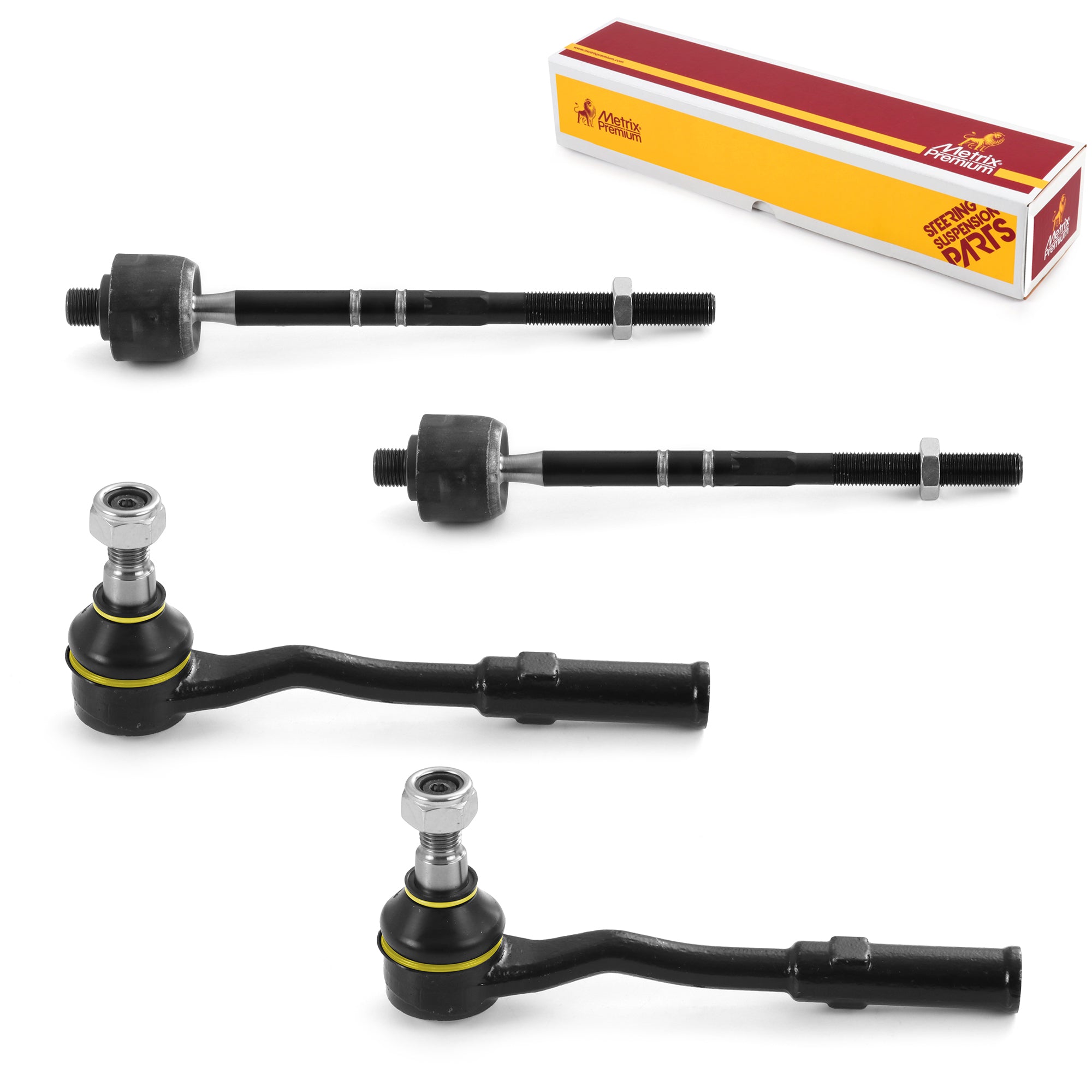 Metrix Premium 4 PC Inner Tie Rod End and Outer Tie Rod End Kit 98101MT OEM fit auto parts