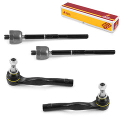 Metrix Premium 4 PC Inner Tie Rod End and Outer Tie Rod End Kit 98102MT OEM fit auto parts