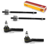 Metrix Premium 4 PC Inner Tie Rod End and Outer Tie Rod End Kit 98108MT OEM fit auto parts