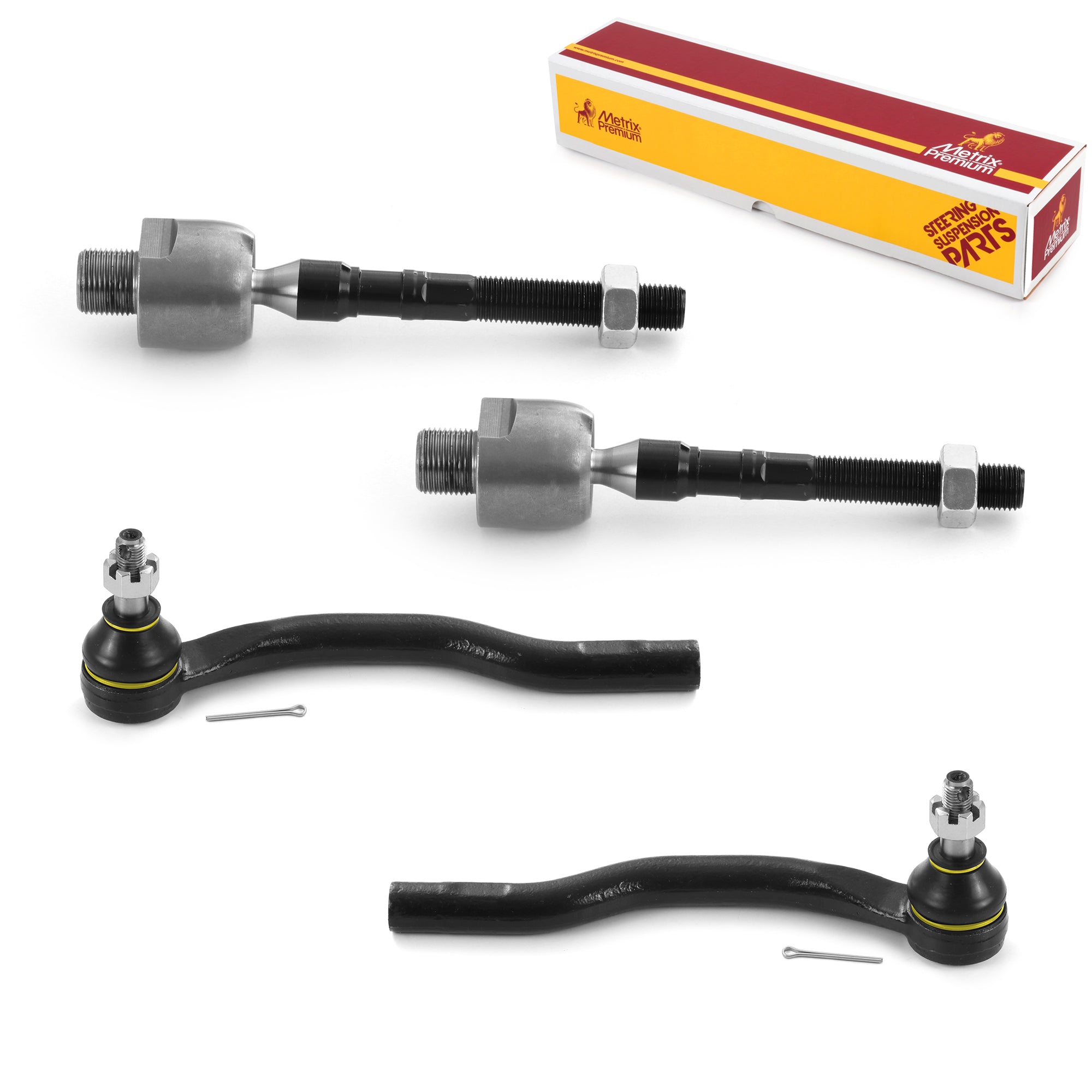 Metrix Premium 4 PC Inner Tie Rod End and Outer Tie Rod End Kit 98109MT OEM fit auto parts