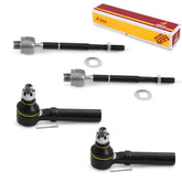 Metrix Premium 4 PC Inner Tie Rod End and Outer Tie Rod End Kit 98116MT OEM fit auto parts