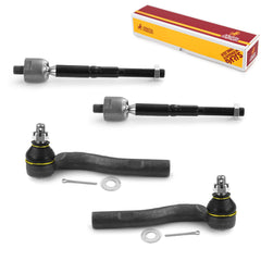 Metrix Premium 4 PC Inner Tie Rod End and Outer Tie Rod End Kit 98117MT OEM fit auto parts