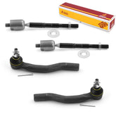 Metrix Premium 4 PC Inner Tie Rod End and Outer Tie Rod End Kit 98120MT OEM fit auto parts
