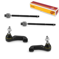 Metrix Premium 4 PC Inner Tie Rod End and Outer Tie Rod End Kit 98122MT OEM fit auto parts