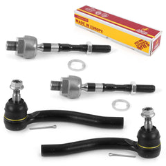 Metrix Premium 4 PC Inner Tie Rod End and Outer Tie Rod End Kit 98126MT OEM fit spare car parts