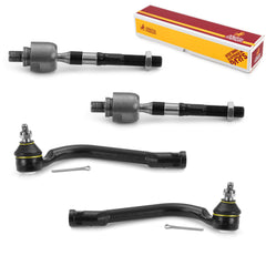 Metrix Premium 4 PC Inner Tie Rod End and Outer Tie Rod End Kit 98128MT OEM fit auto parts