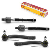 Metrix Premium 4 PC Inner Tie Rod End and Outer Tie Rod End Kit 98130MT