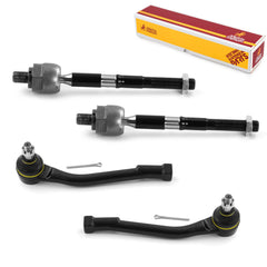 Metrix Premium 4 PC Inner Tie Rod End and Outer Tie Rod End Kit 98131MT OEM fit auto parts