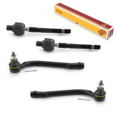 Metrix Premium 4 PC Inner Tie Rod End and Outer Tie Rod End Kit 98132MT OEM fit auto parts
