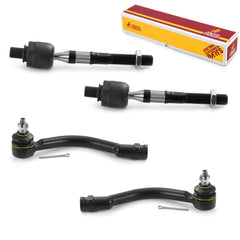 Metrix Premium 4 PC Inner Tie Rod End and Outer Tie Rod End Kit 98134MT OEM fit auto parts