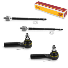 Metrix Premium 4 PC Inner Tie Rod End and Outer Tie Rod End Kit 98140MT OEM fit auto parts