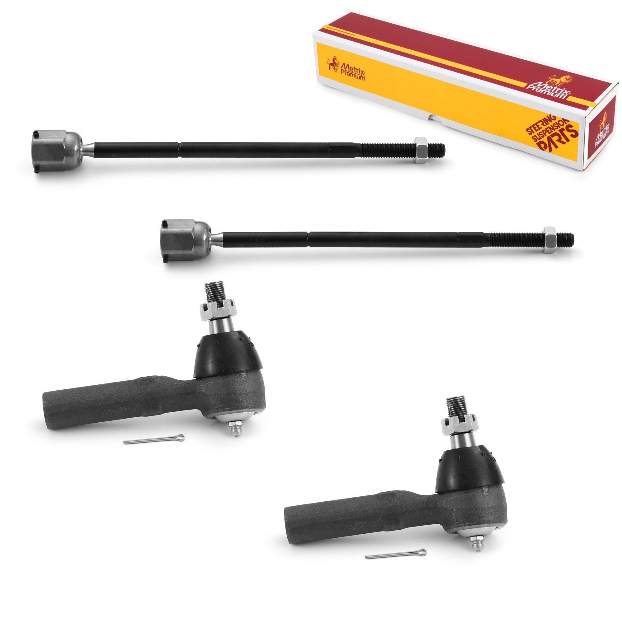 Metrix Premium 4 PC Inner Tie Rod End and Outer Tie Rod End Kit 98150MT OEM fit auto parts