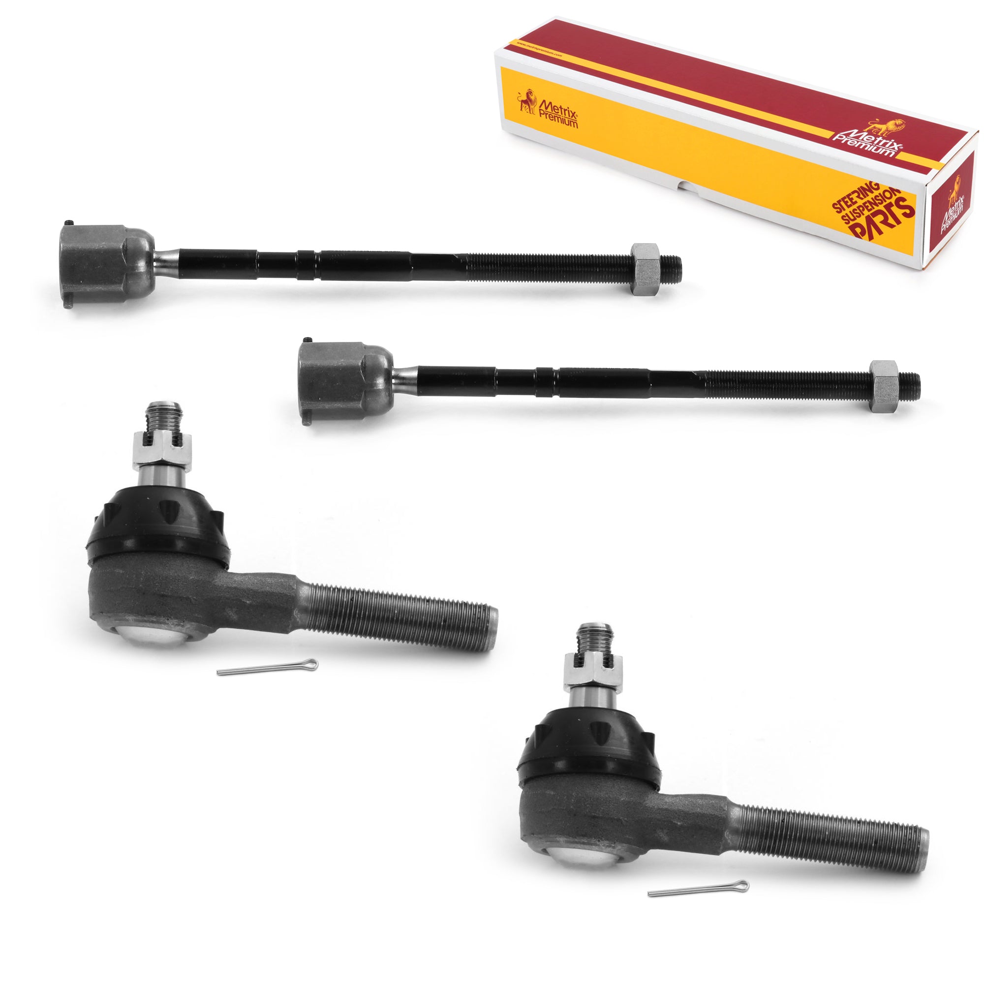 Metrix Premium 4 PC Inner Tie Rod End and Outer Tie Rod End Kit 98158MT OEM fit auto parts