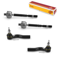 Metrix Premium 4 PC Inner Tie Rod End and Outer Tie Rod End Kit 98160MT OEM fit auto parts