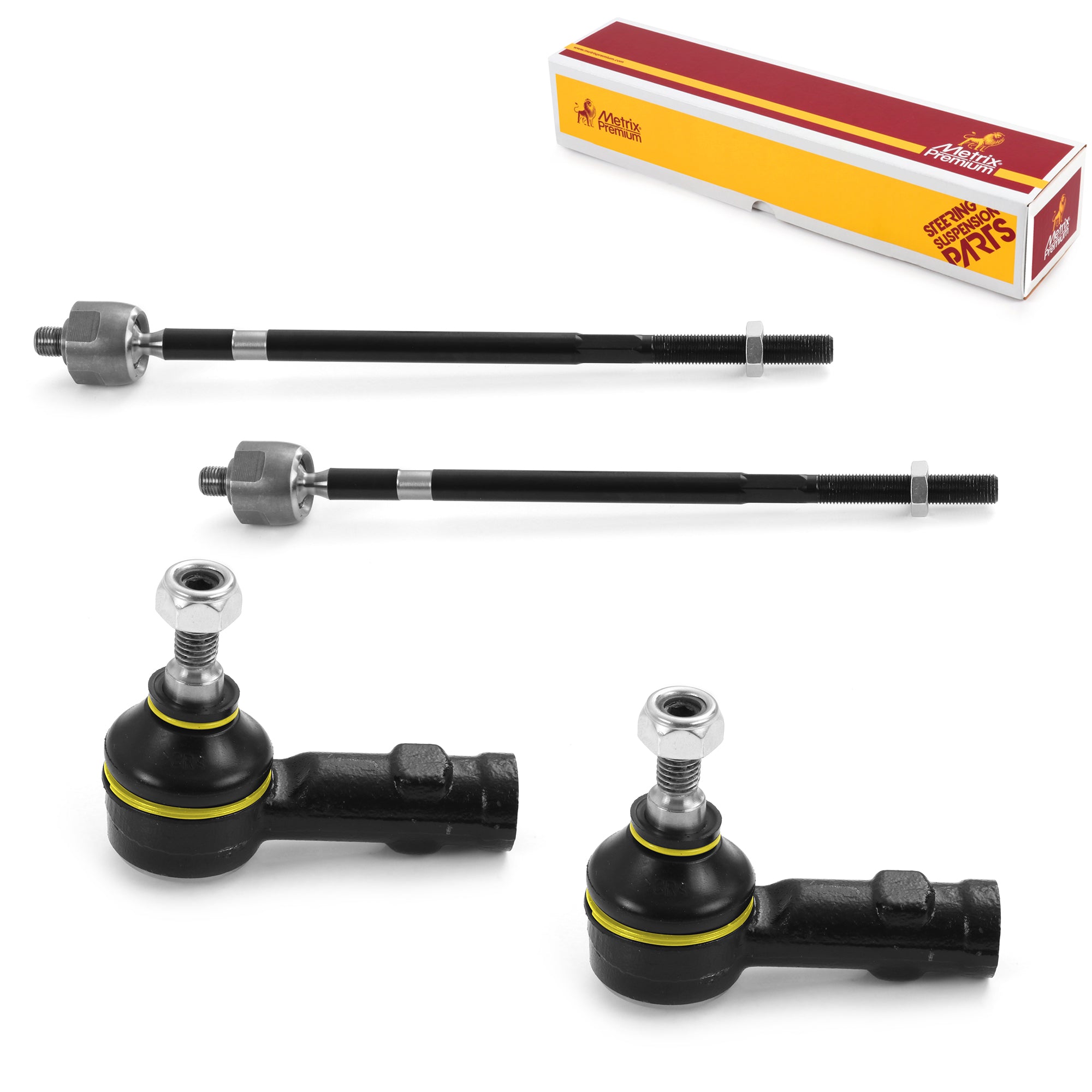 Metrix Premium 4 PC Inner Tie Rod End and Outer Tie Rod End Kit 98162MT OEM fit auto parts